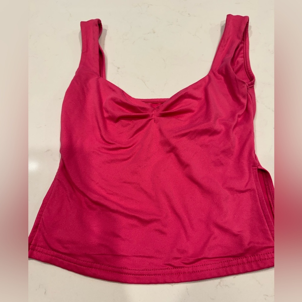 Vibrant Pink Sleeveless Top